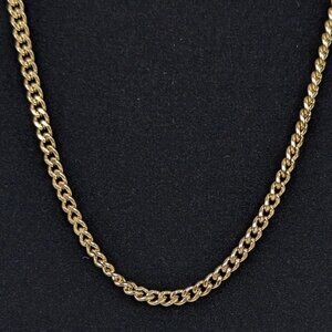 Dainty Textured Cuban Chain Necklace